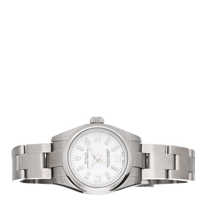 Rolex Stainless Steel 26mm Oyster Perpetual Watch White 176200 2 of 4