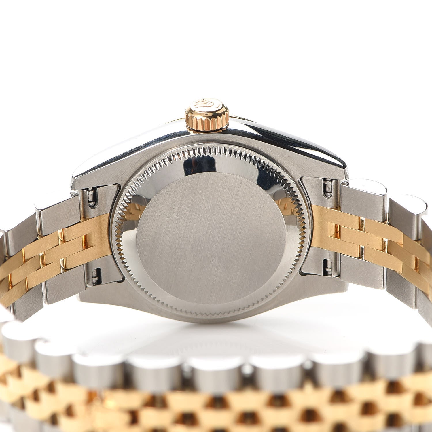 Rolex Stainless Steel 18K Yellow Gold Diamond 26mm Oyster Perpetual Datejust Watch Champagne Jubilee 179173 4 of 5