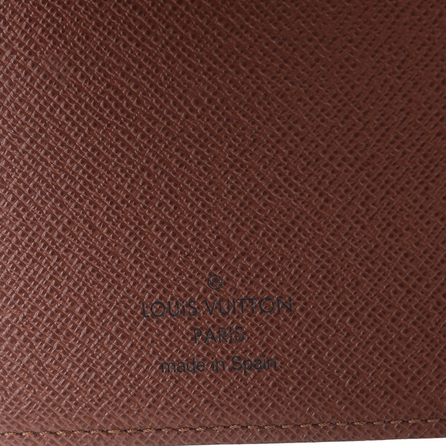 Monogram Checkbook Holder Wallet