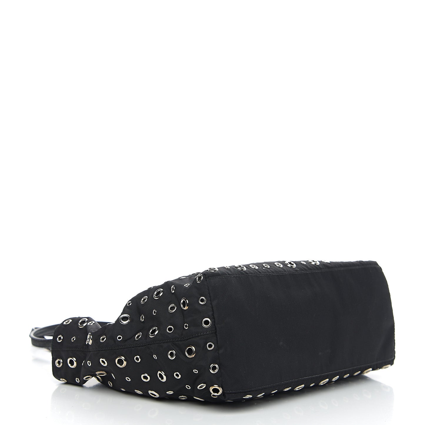 Nylon Metal Grommet Bag Black