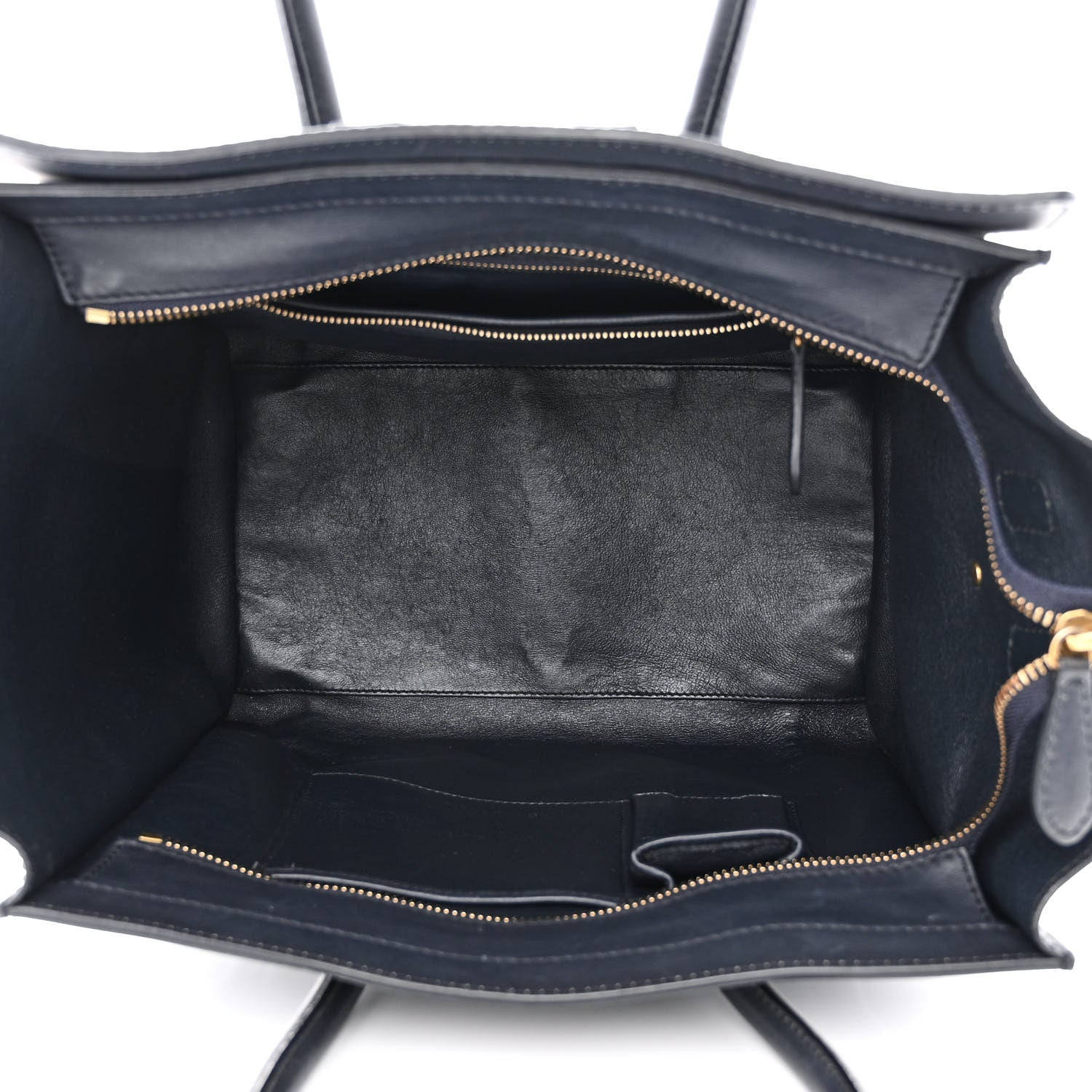 Celine Smooth Calfskin Mini Luggage Navy Blue 5 of 13