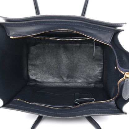 Celine Smooth Calfskin Mini Luggage Navy Blue 5 of 13