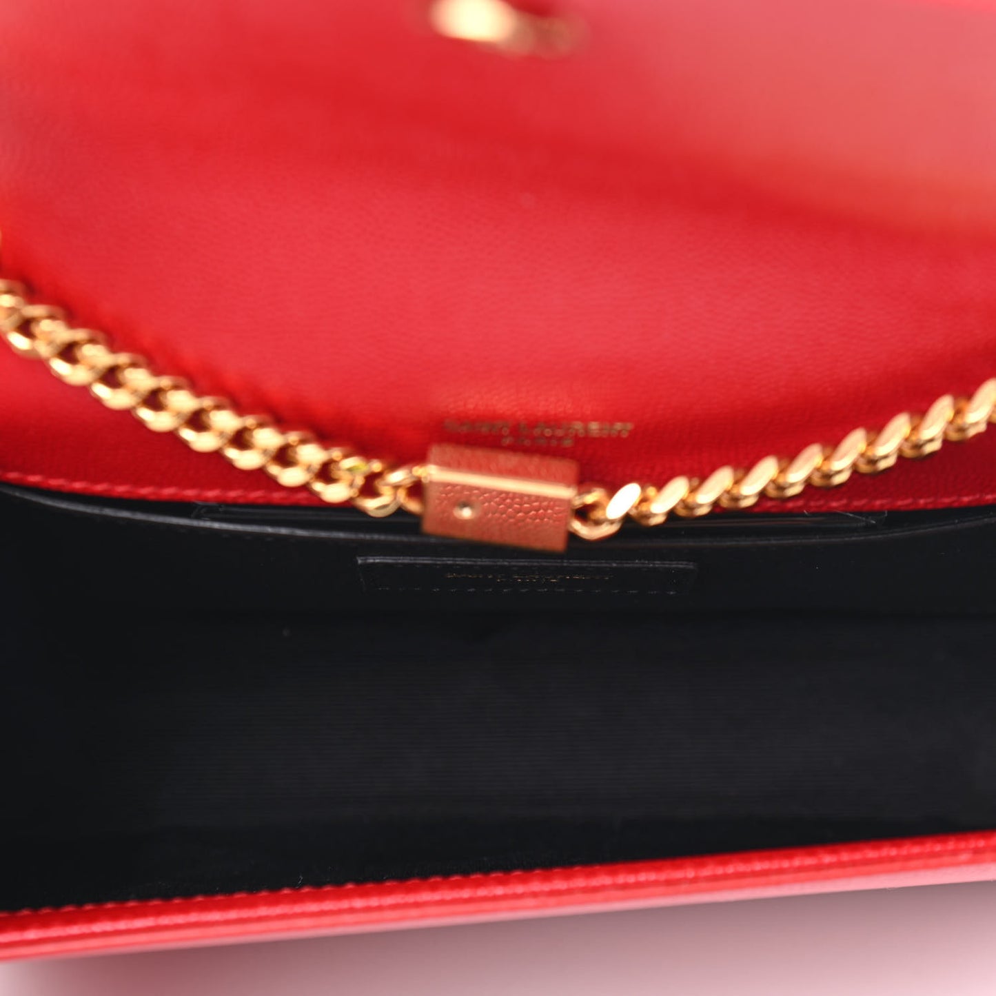 Grain De Poudre Small Classic Monogram Kate Tassel Satchel Red