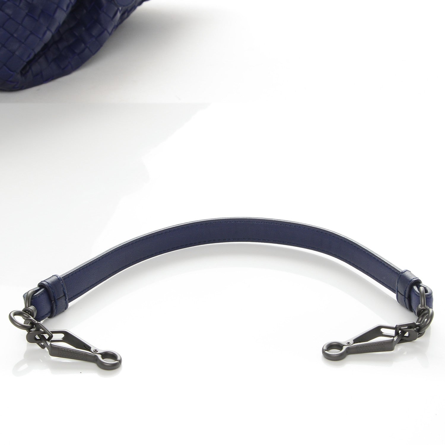 Bottega Veneta Nappa Intrecciato Maxi Convertible Tote Blue 7 of 8
