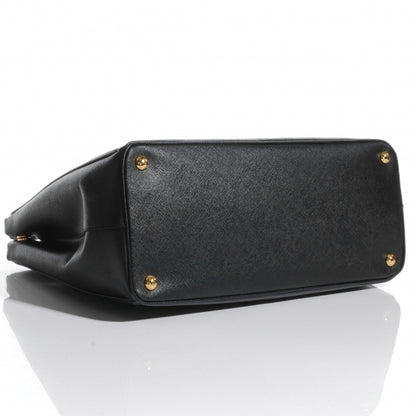 Prada Saffiano Lux Medium Tote Nero Black 4 of 9