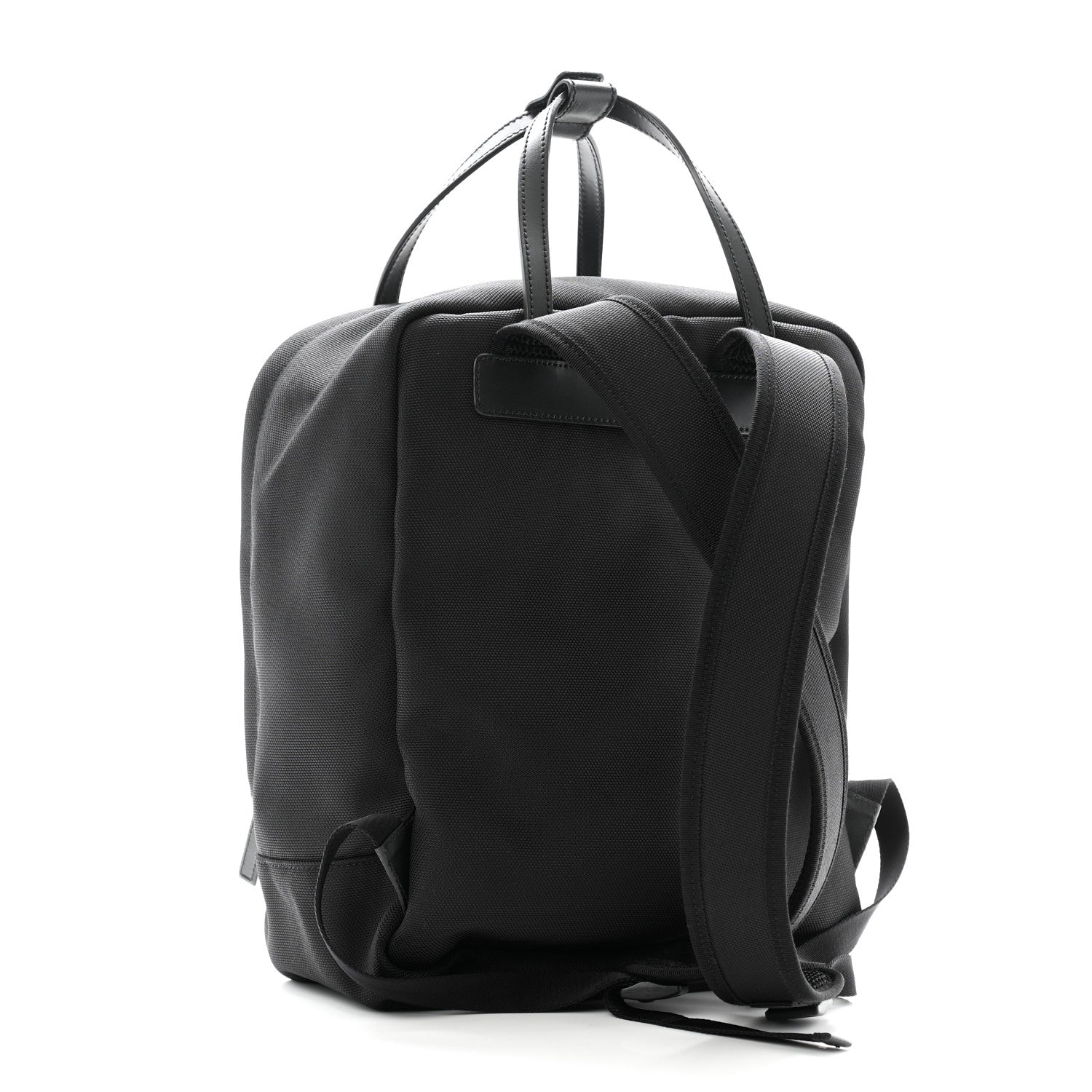 Gucci Techno Canvas Appia Calfskin Web Tote Backpack Black 3 of 12
