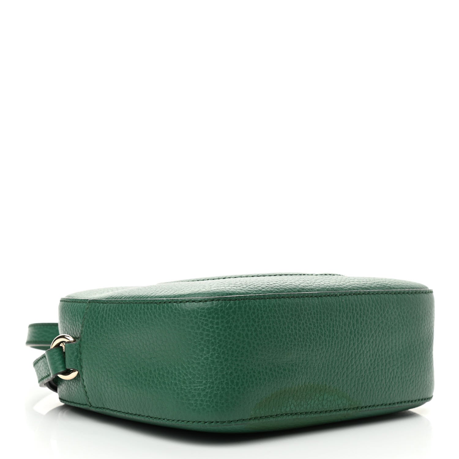 Gucci Pebbled Calfskin Small Soho Disco Bag Emerald Green 4 of 11