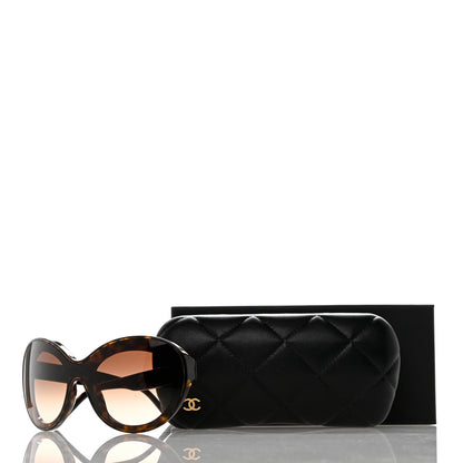 Chanel Shield Sunglasses 71281 Dark Tortoise 8 of 8