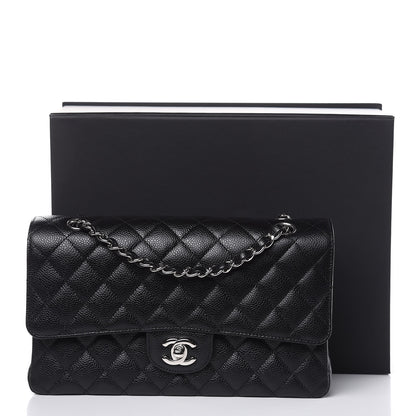 Chanel Caviar Quilted Medium Double Flap Black 10 of 10