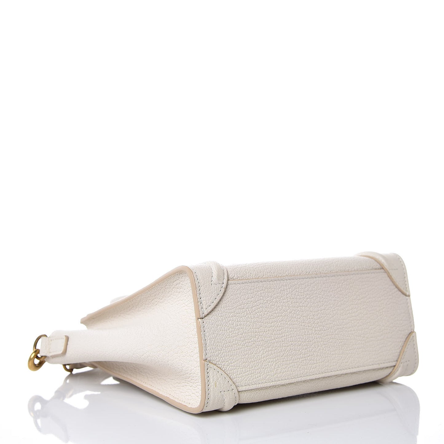 Goatskin Nano Luggage White