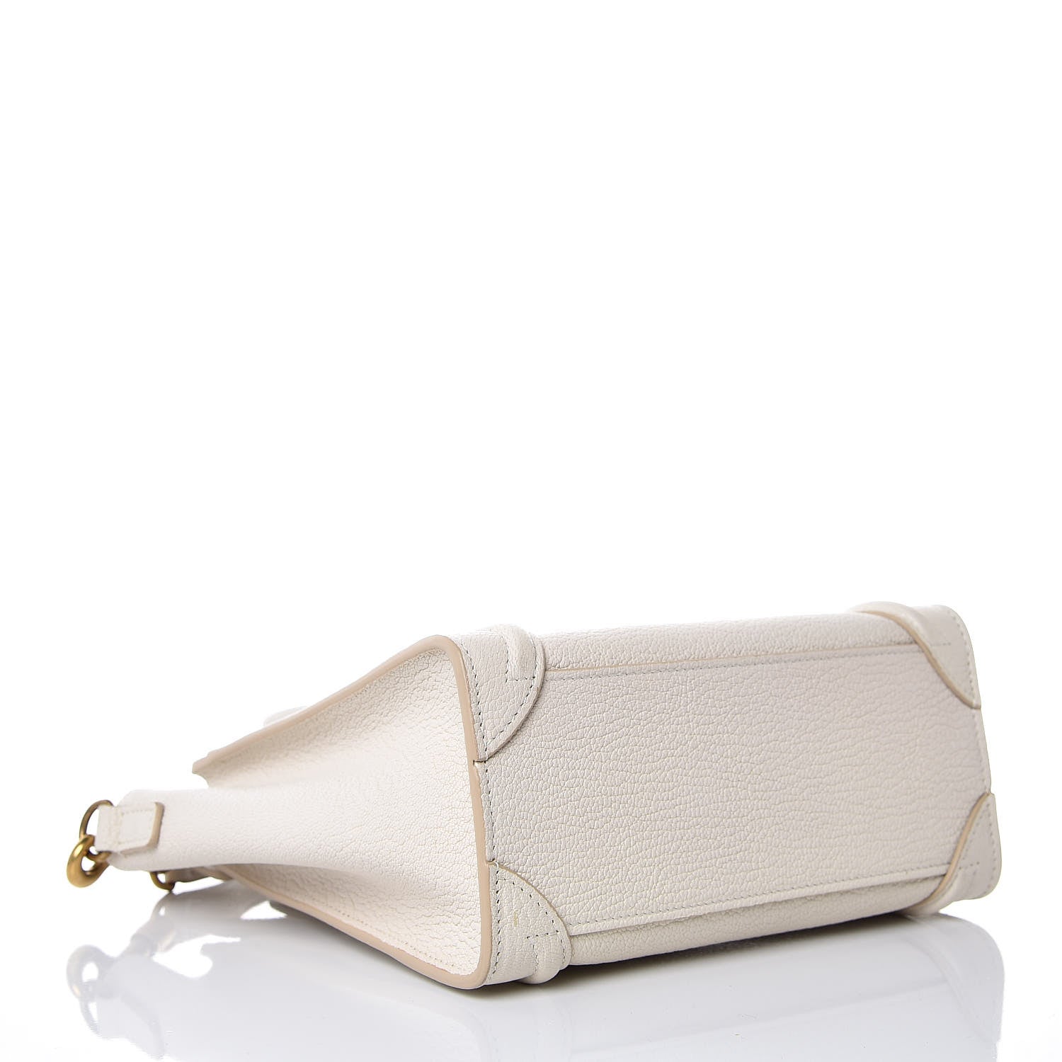 Celine Goatskin Nano Luggage White 5 of 9