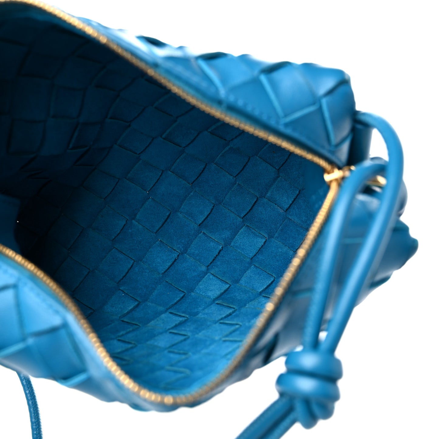 Nappa Intrecciato Mini Loop Camera Bag Blueprint