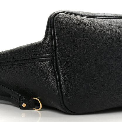 Louis Vuitton Empreinte Monogram Giant Neverfull MM Black 8 of 10