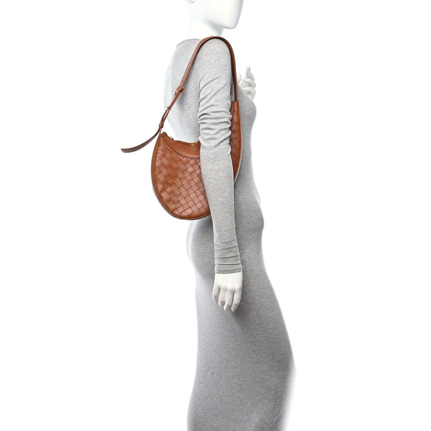 Bottega Veneta Nappa Intrecciato Small Drop Shoulder Bag 2 of 9