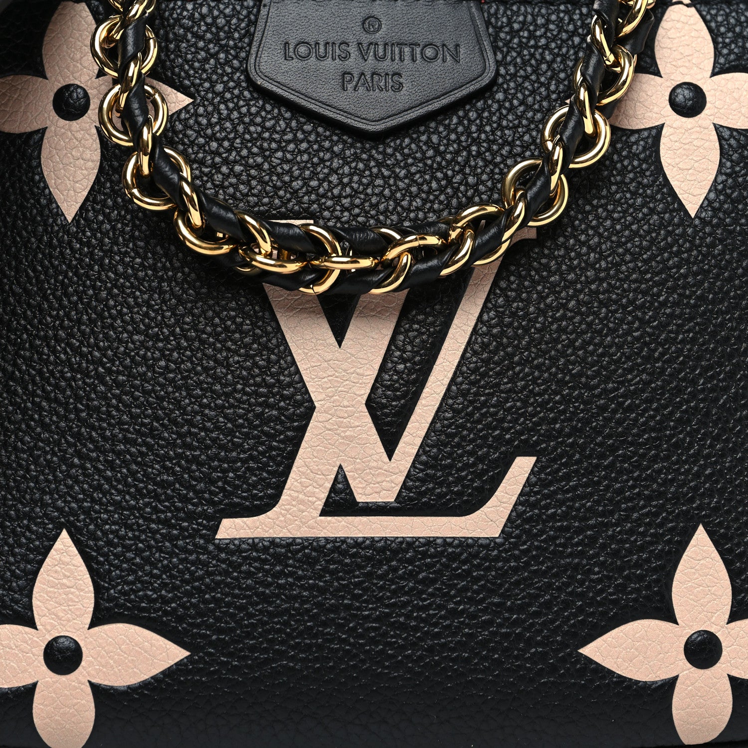 Louis Vuitton Empreinte Monogram Giant Multi Pochette Accessories Large Pochette Black Beige 6 of 9