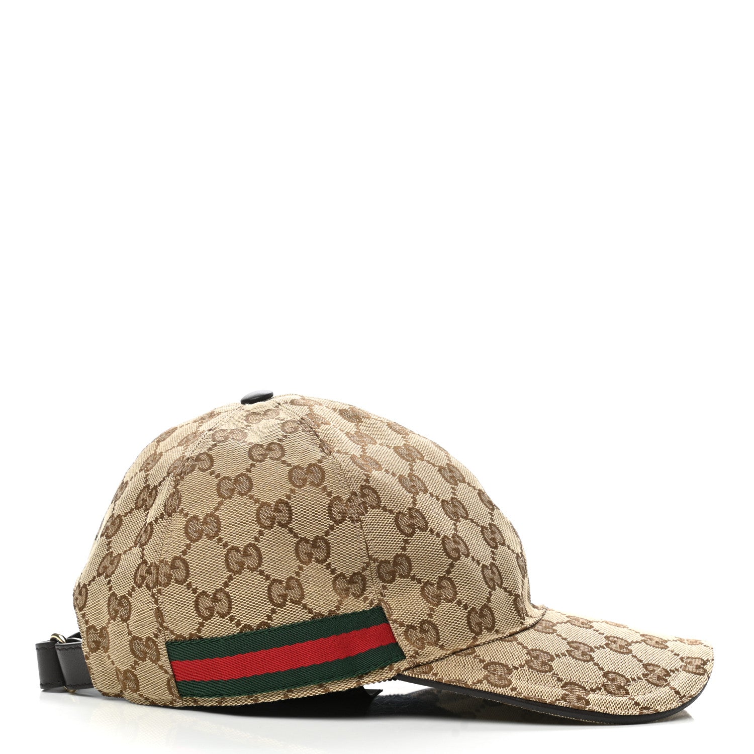 Gucci Monogram Web Baseball Hat M Beige Cocoa 5 of 9