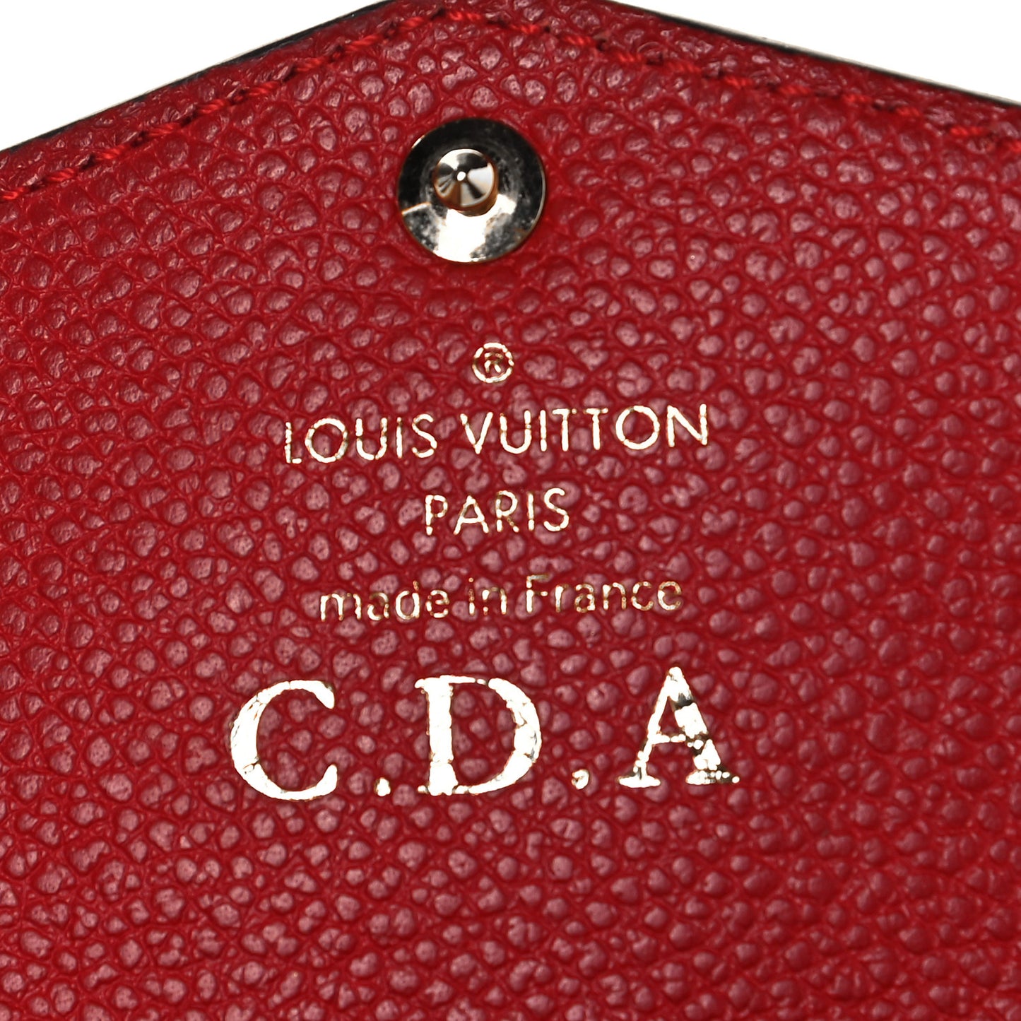 Empreinte Key Pouch Cherry