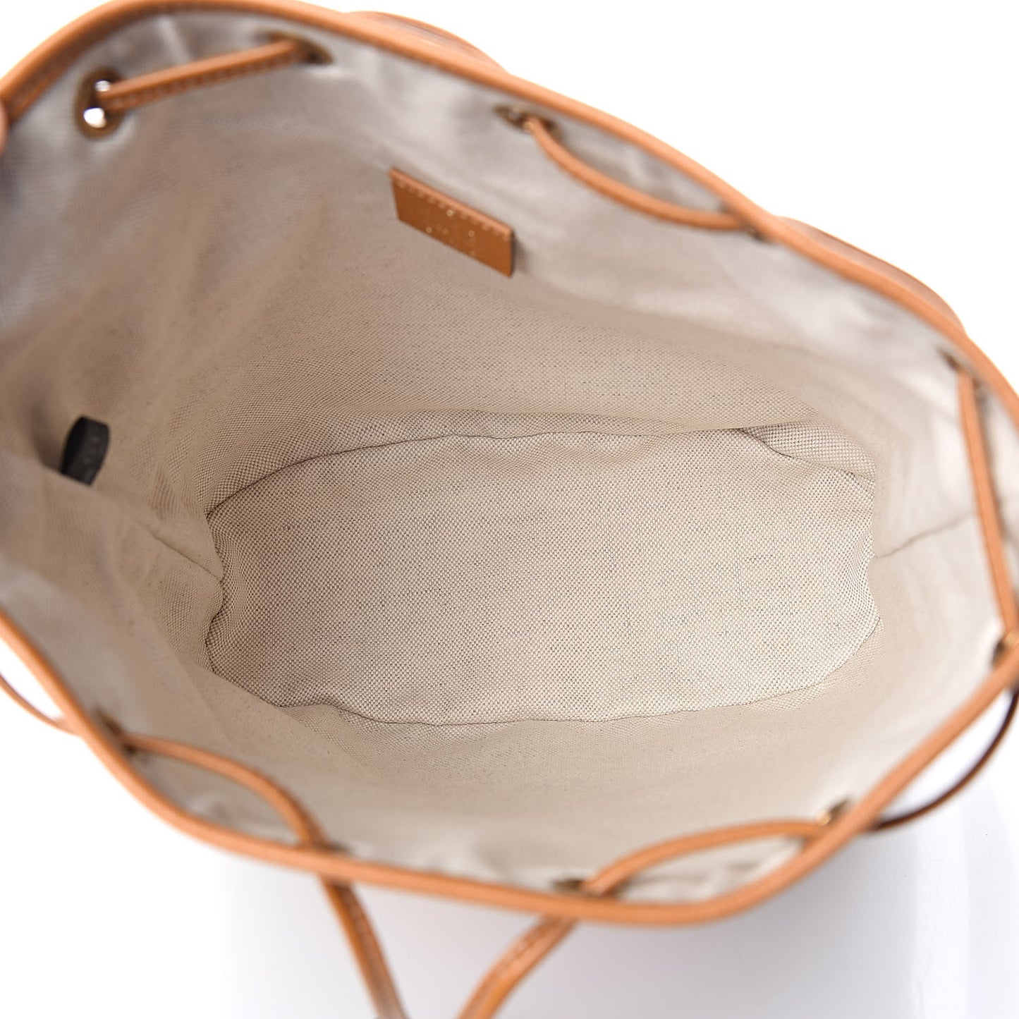 X DISNEY Mini Vintage GG Supreme Monogram Bucket Bag Beige Vintage Sun Oil