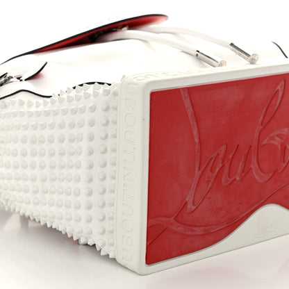Christian Louboutin Calfskin Spiked Explorafunk Backpack White 9 of 11