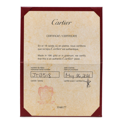 Cartier 18K White Gold Small Juste Un Clou Ring 54 7 5 of 6