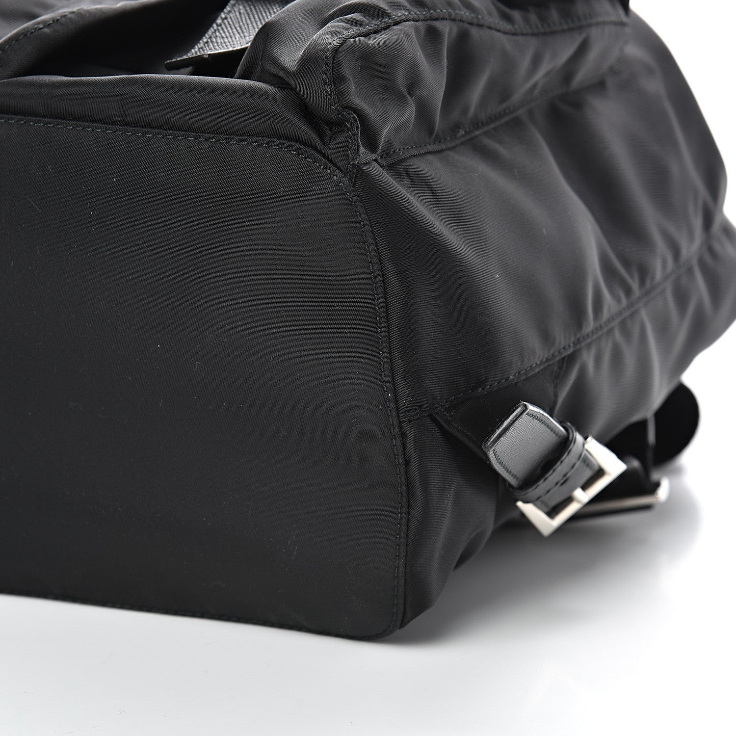 Prada Tessuto Nylon Vela Saffiano Large Backpack Black 10 of 10