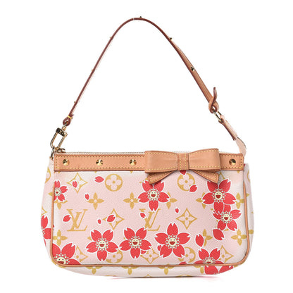 Louis Vuitton Monogram Cherry Blossom Pochette Accessories Red 1 of 10