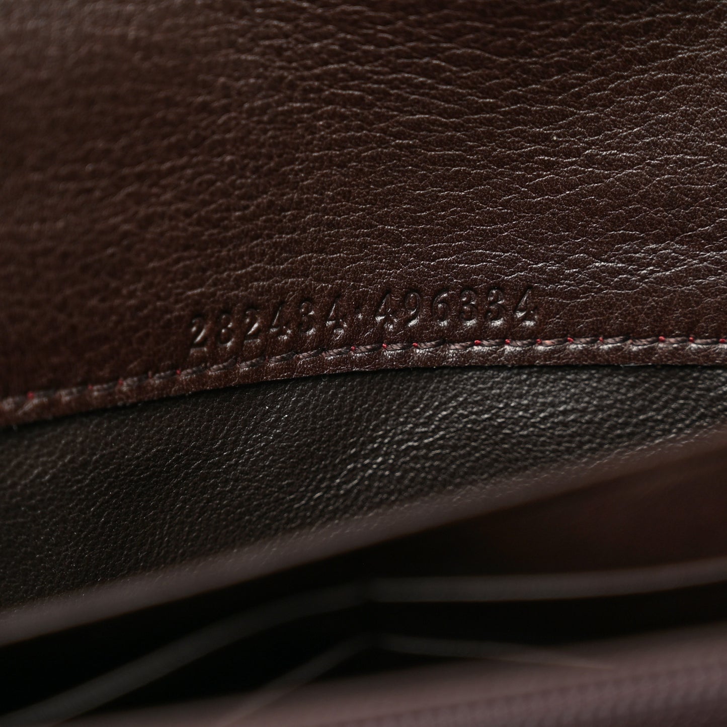 Guccissima Sukey Continental Wallet Chocolate