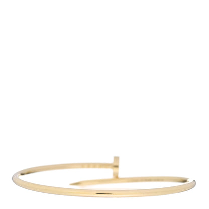 Cartier 18K Yellow Gold Small Juste Un Clou Bracelet 16 2 of 4