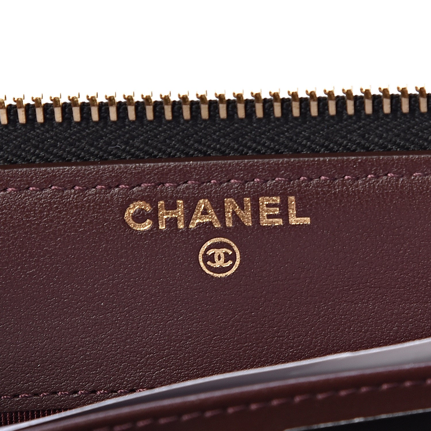Chanel Caviar Quilted Large Gusset Zip Around Wallet Black 6 of 8