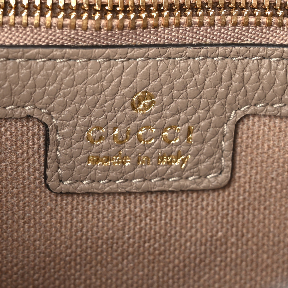Gucci Grained Calfskin Web Medium Jackie 1961 Hobo Taupe 6 of 10
