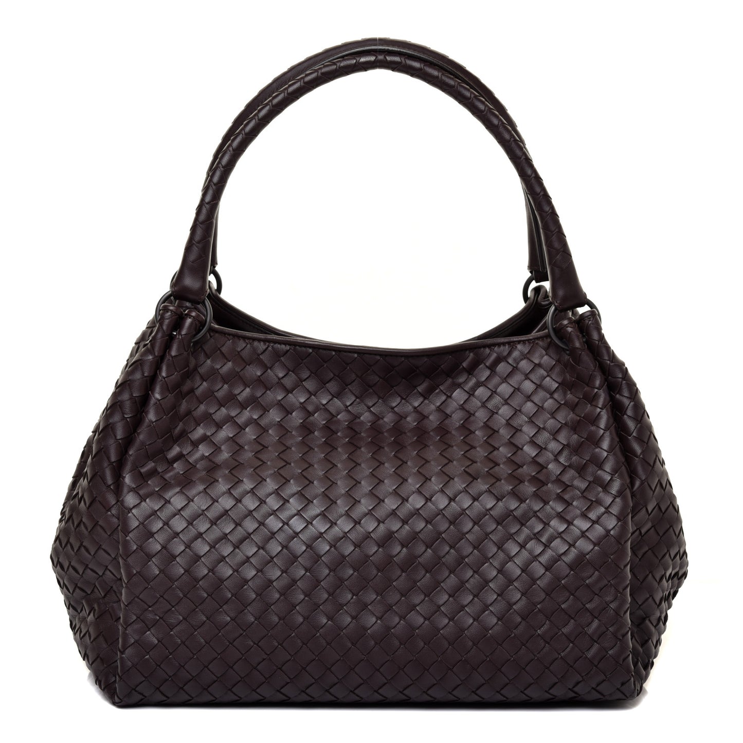 Nappa Intrecciato Parachute Bag Ebano
