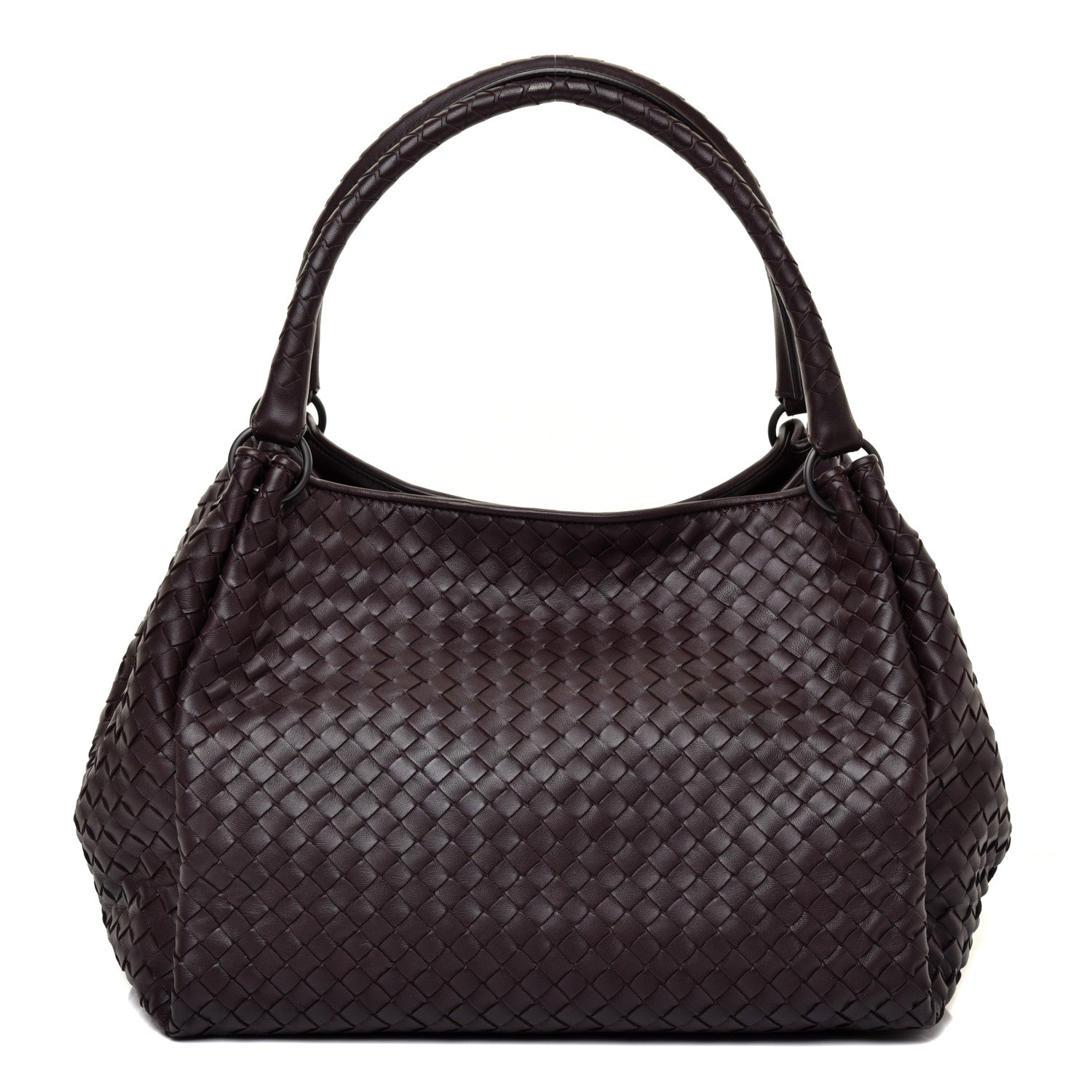 Bottega Veneta Nappa Intrecciato Parachute Bag Ebano 1 of 10