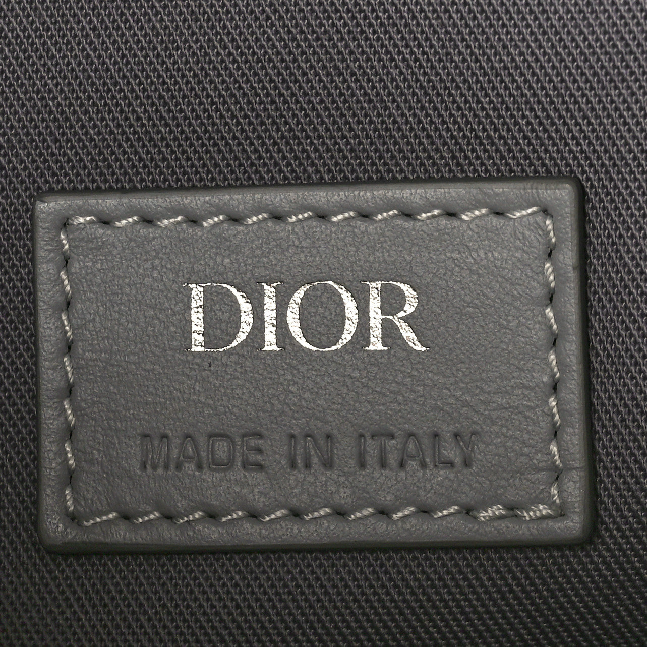 Christian Dior Coated Canvas CD Diamond Hit The Road Messenger Grey 6 of 9