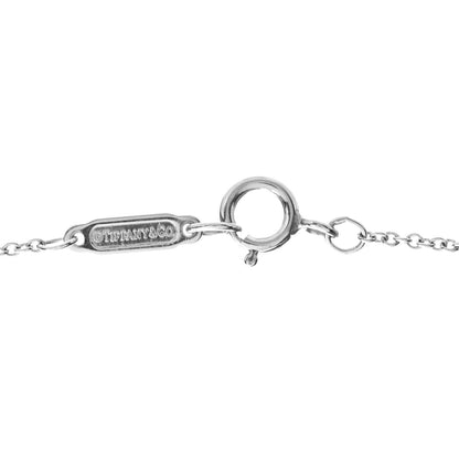 Tiffany Platinum Diamond .18ct Solitaire Pendant Necklace 4 of 4