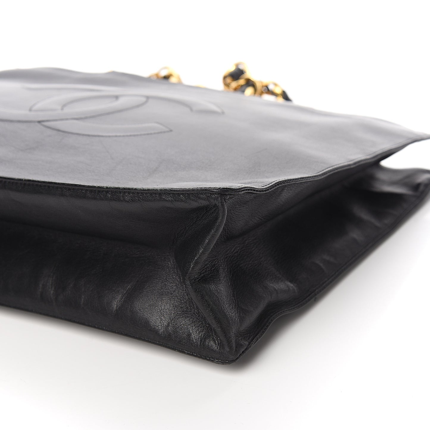 Lambskin CC Shoulder Bag Black