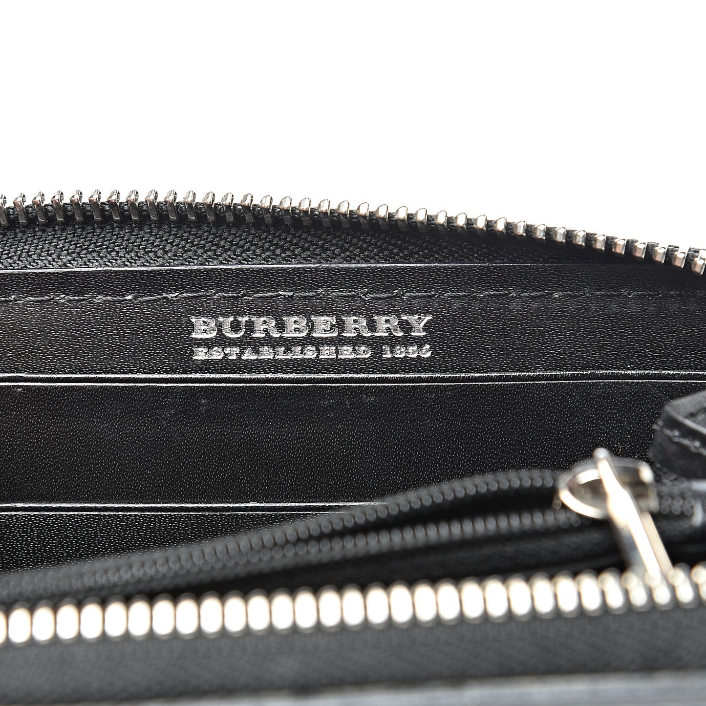Supernova Check Zip Around Wallet Chocolate