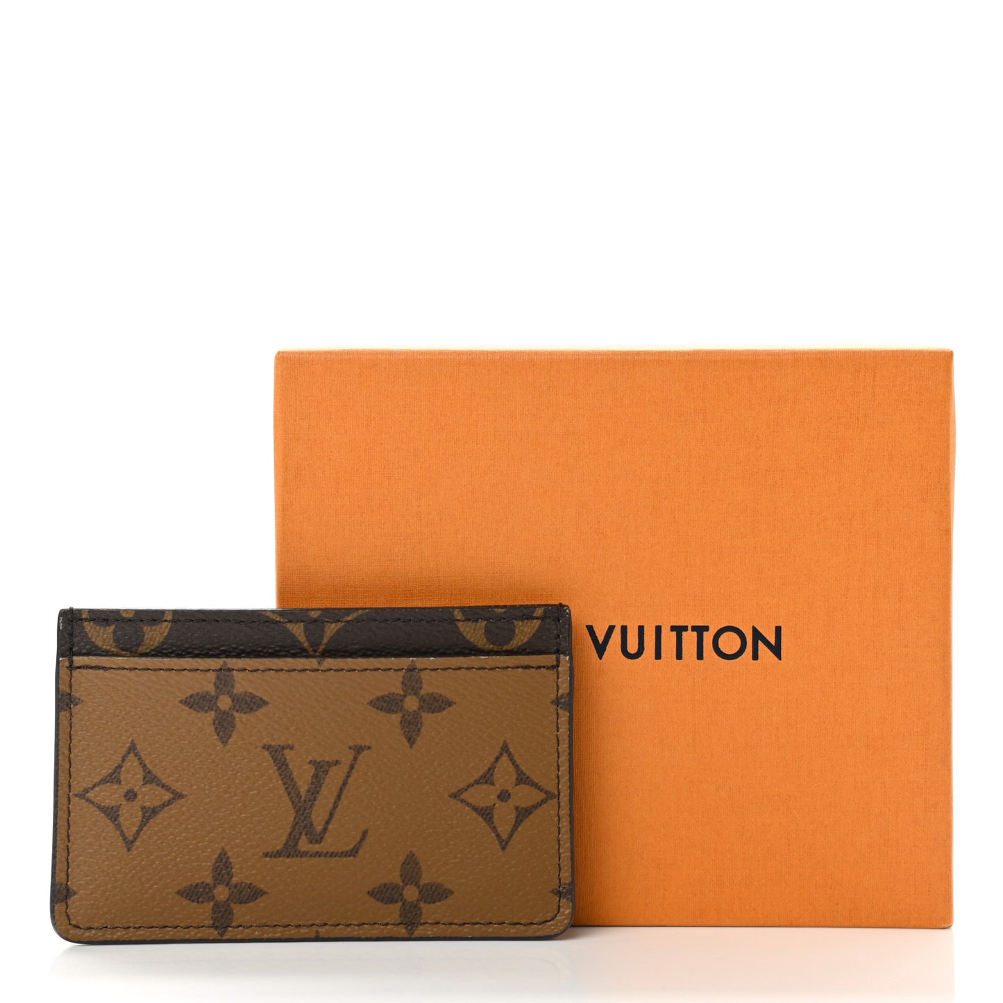 Reverse Monogram Card Holder