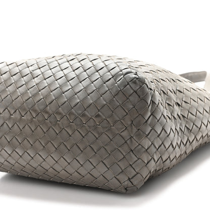 Bottega Veneta Nappa Intrecciato Small Seamless Tote  Grey 10 of 10