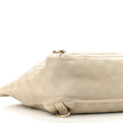 Gucci Guccissima Large Abbey Tote Off White 8 of 17