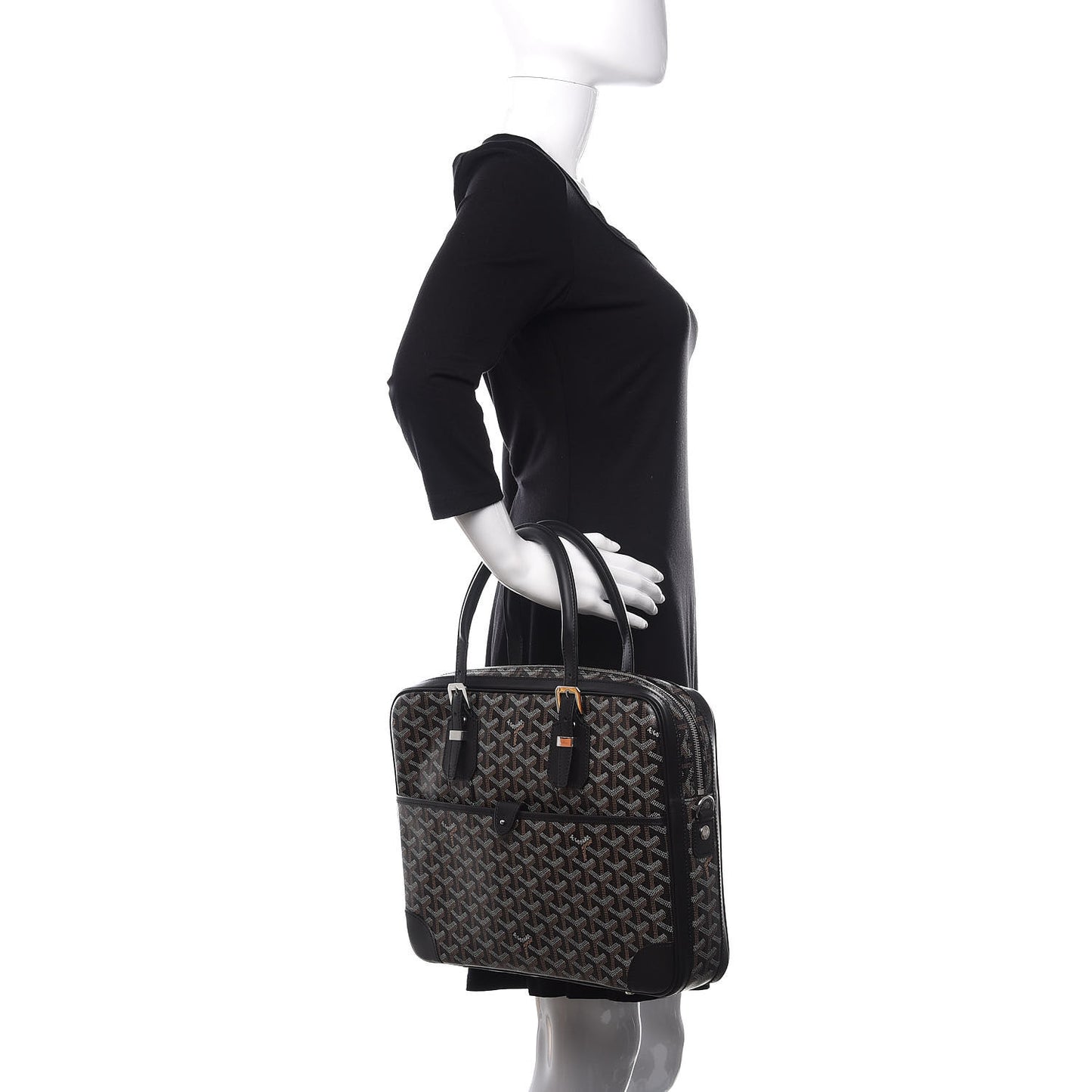 Goyardine Ambassade PM Briefcase Black