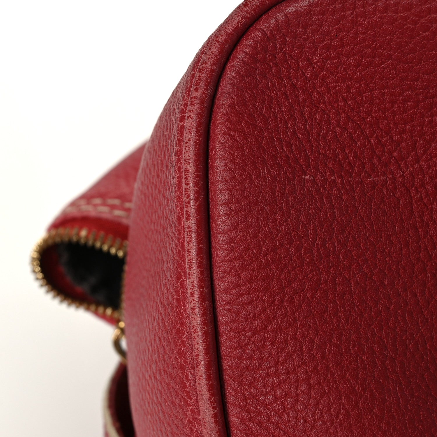 Louis Vuitton Tobago Leather Carryall Red 11 of 12