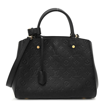 Louis Vuitton Empreinte Montaigne MM Black 1 of 7
