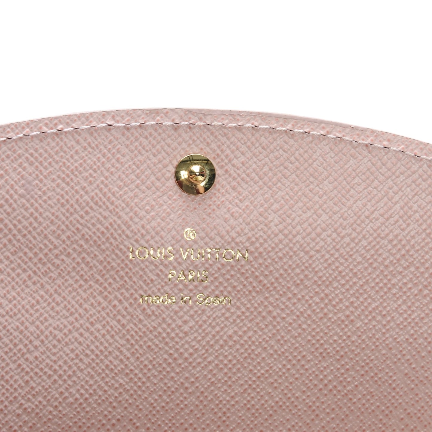 Damier Ebene Caissa Wallet Rose Ballerine