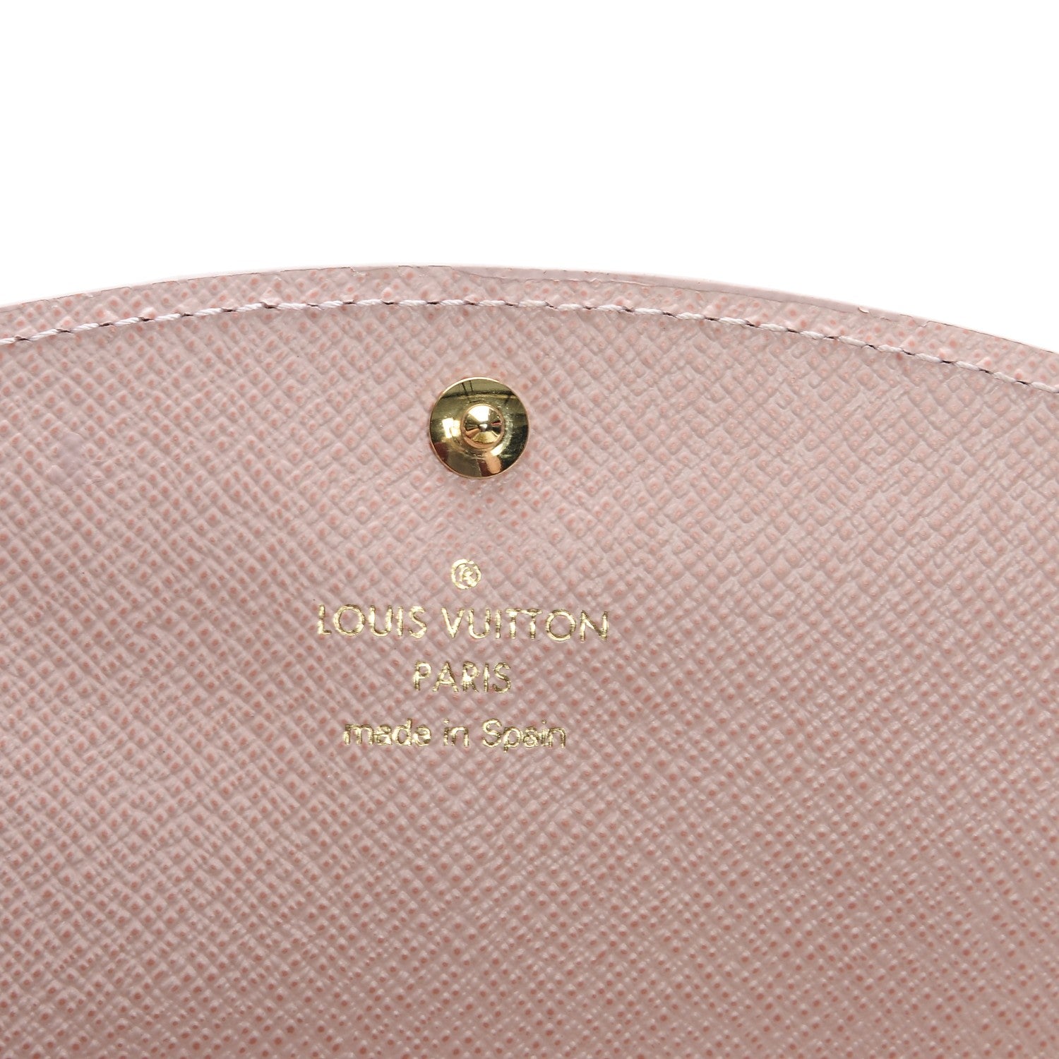 Louis Vuitton Damier Ebene Caissa Wallet Rose Ballerine 6 of 7
