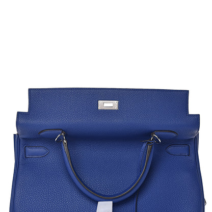 Hermes Togo Kelly Retourne 35 Bleu Electrique 17 of 42