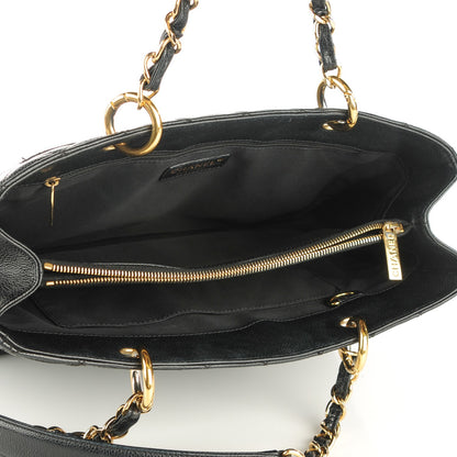 Chanel Caviar Quilted Grand Shopping Tote GST Black 5 of 7