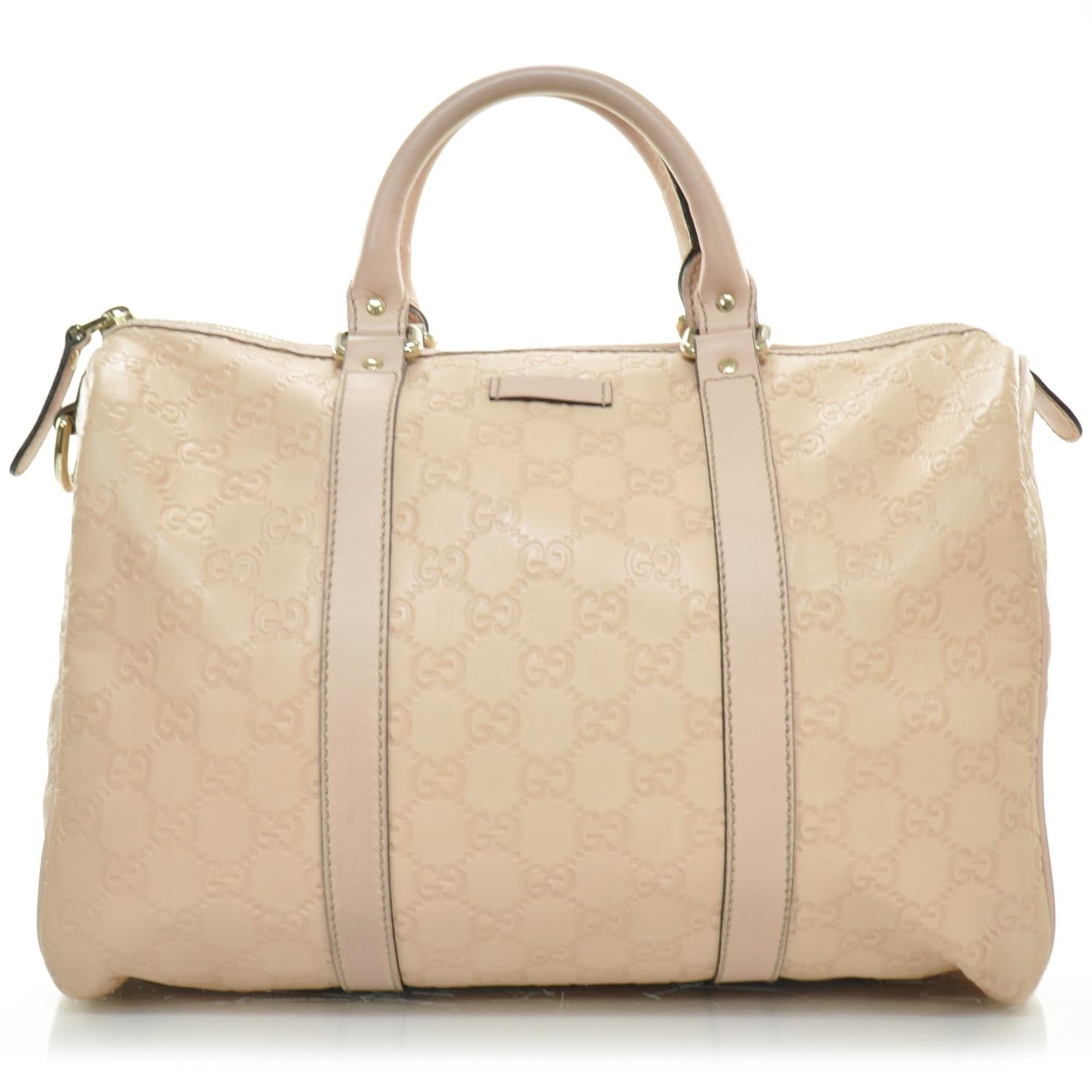 Gucci Guccissima Medium Joy Boston Rose Dragea 1 of 8
