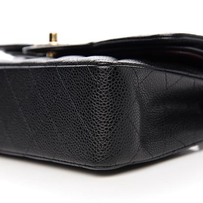 Chanel Caviar Quilted Small Double Flap Black 10 of 12
