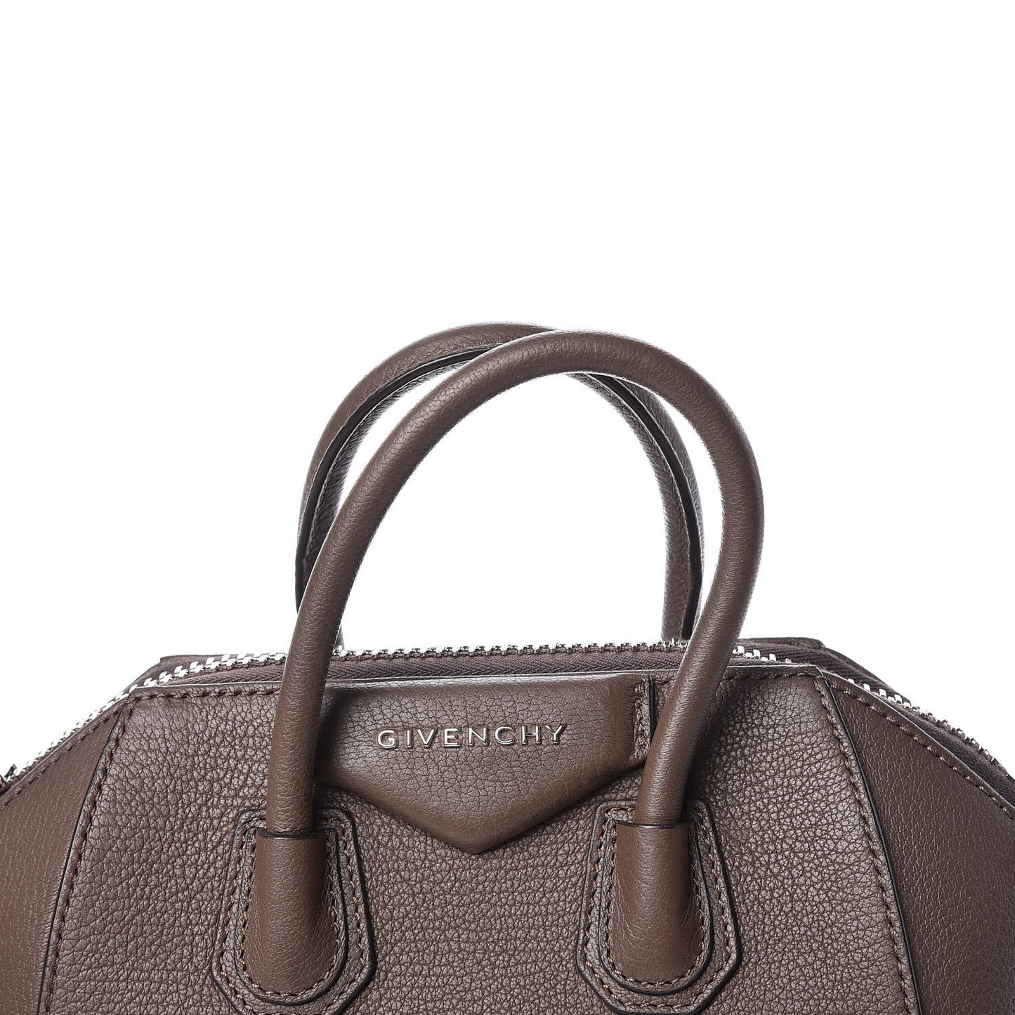 Sugar Goatskin Mini Antigona Heather Grey