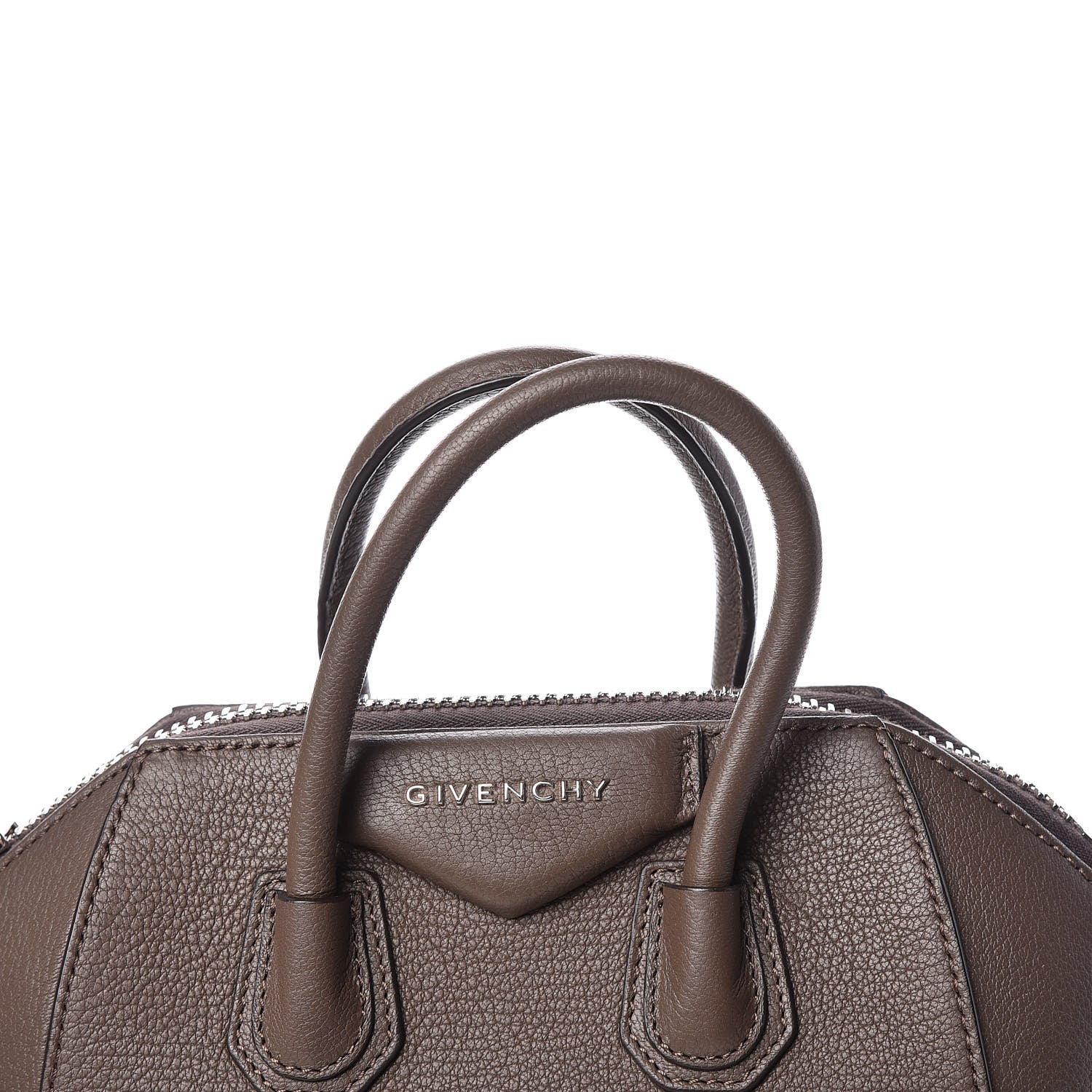 Givenchy Sugar Goatskin Mini Antigona Heather Grey 11 of 14